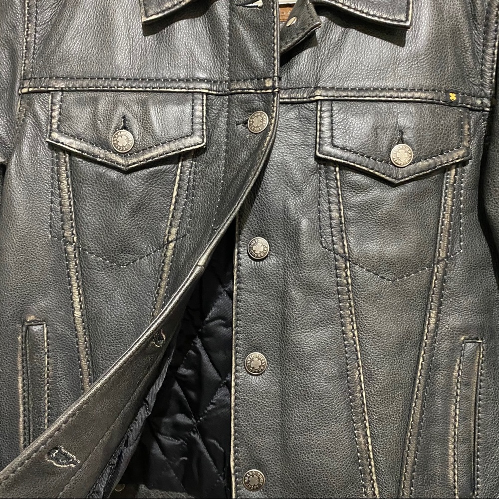 Real Leather Vintage Jacket - Picture 3 of 9